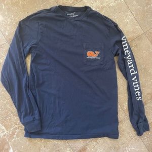 Vinyard Vines 100% cotton navy men's long sleeve t-shirt XS